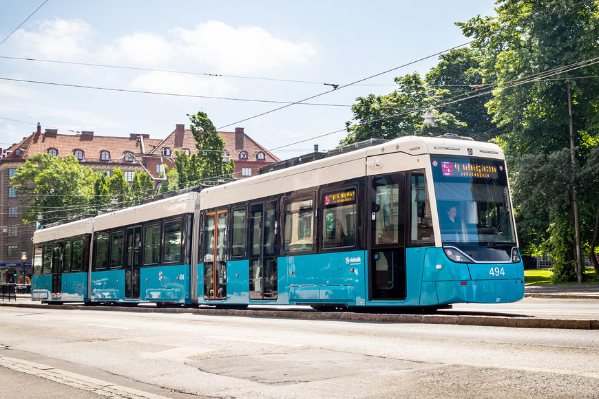 Efficient urban mobility: Knorr-Bremse equips 40 more trams for Gothenburg with system technologies